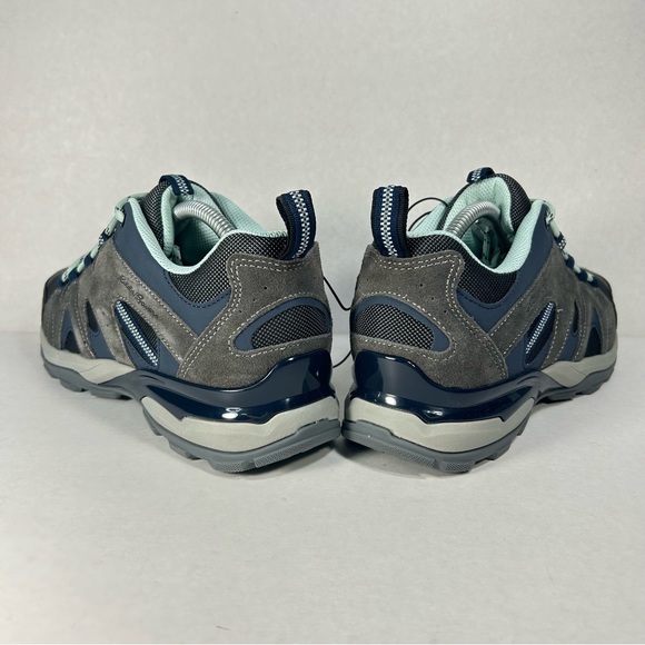 Eddie Bauer Trail Hiking Outdoor Shoes Sneakers Grey and Aqua; Women’s Size 10 - Picture 11 of 16